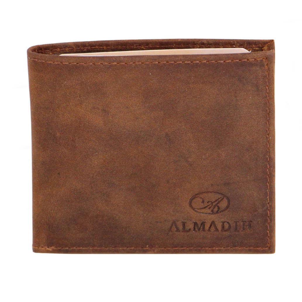 SP-1 ALMADIH Leder Portemonnaie Braun Vintage